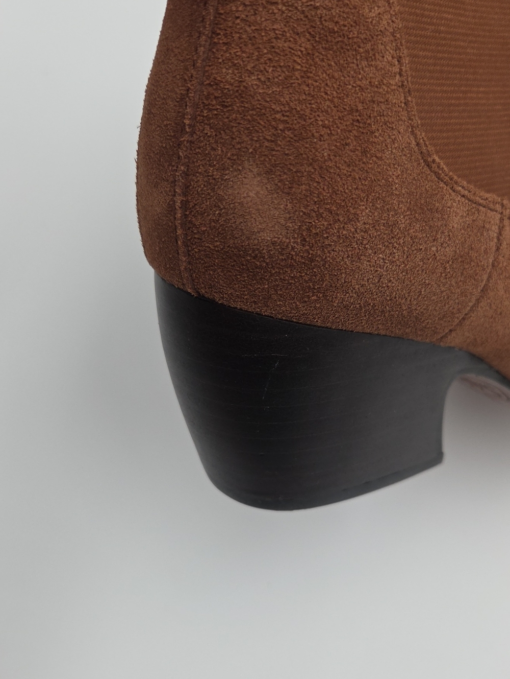 SARTO By Franco Sarto- Viance  Brown Suede Ankle Booties Size 10M - Picture 7 of 7